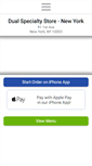 Mobile Screenshot of dualspecialtystorenyc.com